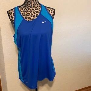 Royal and turquoise Nike tank